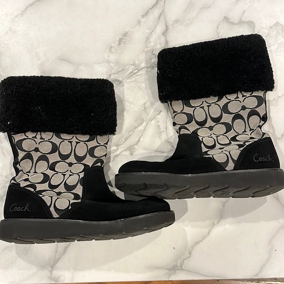 Coach Sherpa Trim Boot - Picture 1 of 3